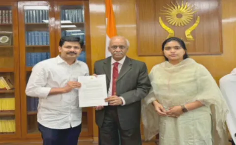 YSRCP MPs meet NHRC chairman over Sai Krishna, Kranthi Kumar case