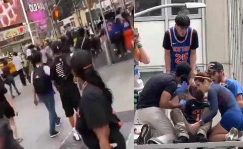 Shots Fired At New York Times Square After People Run For Cover