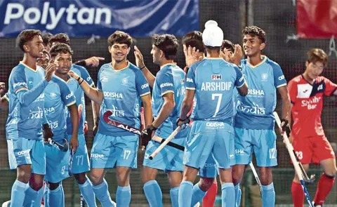 India's Second Win In The Asia Cup Under-18 Tournament Hockey