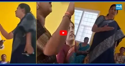 TDP Women Leaders Fight At Anantapur 1