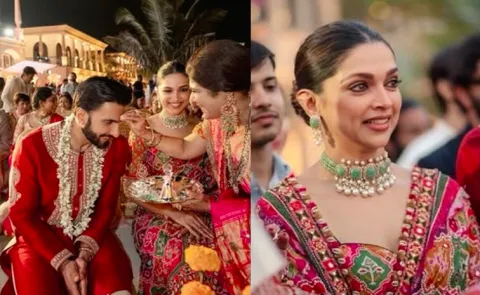 Deepika holds back tears Ranveer enjoys in family wedding