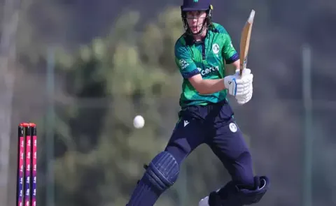 Prendergast stars in Ireland's first ever T20I win over WI