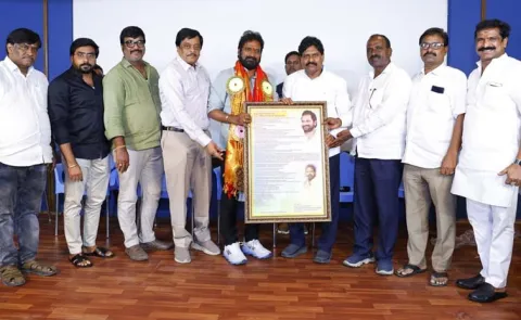 Former Minister Srinivas Goud Spoke Under The Auspices Of Srilaxmi Educational Trust And Santosh Films