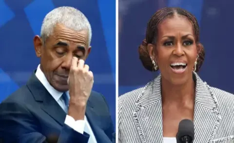 Obama moved to tears by wife Michelles speech