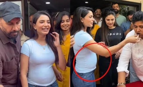 Tollywood Actress Samantha Pregnant And Baby Bump Viral
