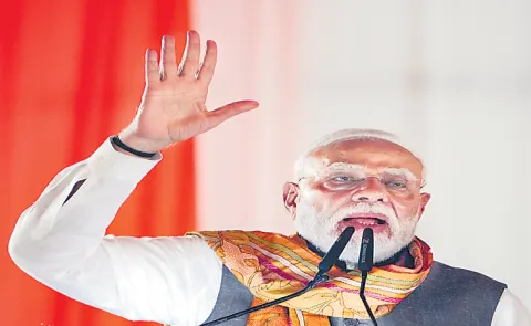 Narendra Modi joins first BJP govt-led West Bengal Foundation Day