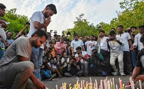 NEET Protest Day 4 CJP Launches Unique Diaper Donation Drive Against Paper Leak