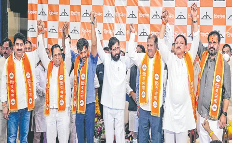 Eknath Shinde said the six Shiv Sena-UBT MPs have joined the Shiv Sena