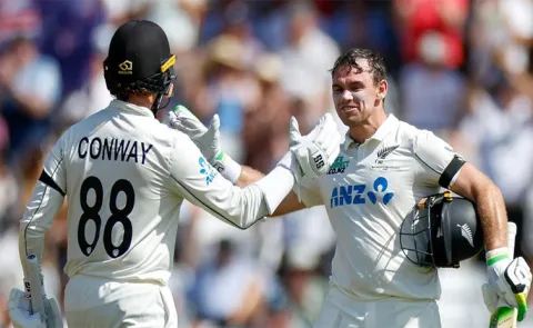 Tom Latham And Devon Conway Centuries Help NZ Script Never Seen Before Record vs ENG