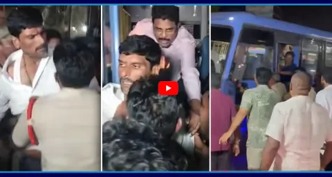 TDP Leaders Attack On Devabhaktuni Chakravarthi 1
