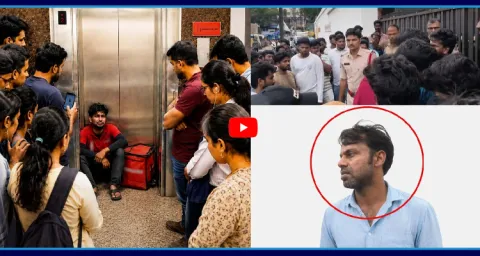 Apartment Owner Attack On Delivery Boy For Using Lift  1