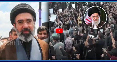 Tension On Ayatollah Ali Khameneis Funeral In Iran 1