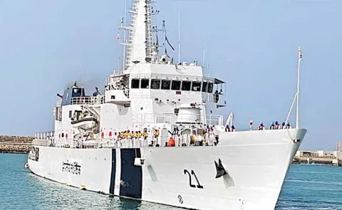 Indian Coast Guard commissions Fast Patrol Vessel ICGS