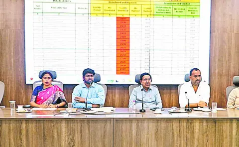Nellore Commissioner Nandan also in Minister Narayanas review