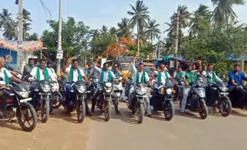 Aqua Farmers Protest In Andhra Pradesh