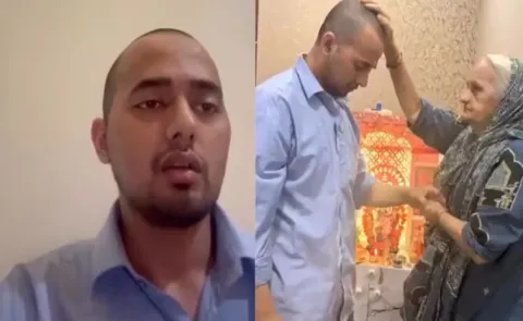 UP man Ayush Malik who converted to Islam for lover returns to Hinduism