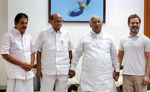  Sharad Pawar's Party Congress Merger Talks Positive