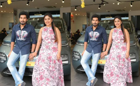 Tollywood Tv actors Nirupam and manjula Buys Luxury car 