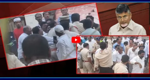 TDP Goons Attack On Silpa Chakrapani Reddy Residence 1