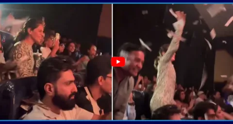 Upasana Konidela Watches Peddi With Fans In Theatre 1