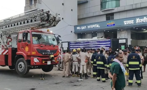 Bihar Muzaffarpur Hospital Fire Accident News Updates