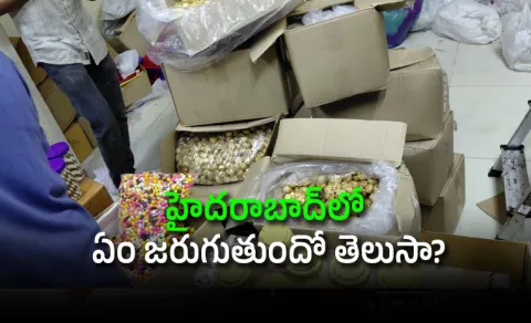 Police Raids Fake Chocolate Manufacturing Unit In Hyderabad