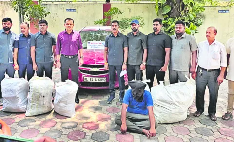 CISF Constable Panagudu Sivakrishna Is A Drugs Transporter