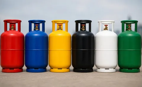 LPG Cylinder Color Codes Explained Red Blue Yellow Black White Cylinders Mean