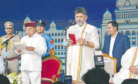 DK Shivakumar sworn in as 25th Chief Minister of Karnataka