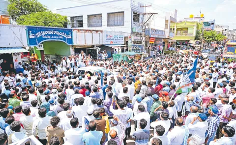YSRCP Protest On Chandrababu Govt two years backstabbing