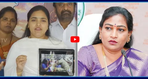 YSRCP MP Tanuja Rani Fire On Vangalapudi Anitha Over Ponnur Incident 1