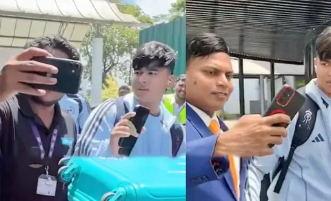 Vaibhav Sooryavanshi Angrily Scolds Fan