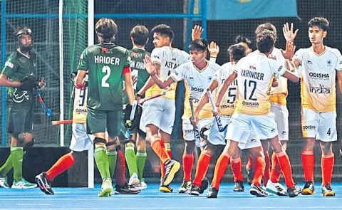 Indian team reaches finals of Asia Cup Under 18 Hockey tournament