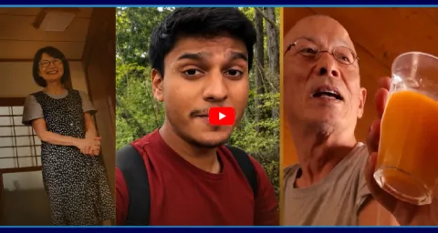 Indian Man Looking For Water In Japan Receives Lunch And Hospitality From Couples 1