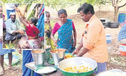 MGNREGA Workers Celebrate Couples 41st Wedding Anniversary