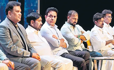 KTR at Telangana formation celebrations in Malaysia