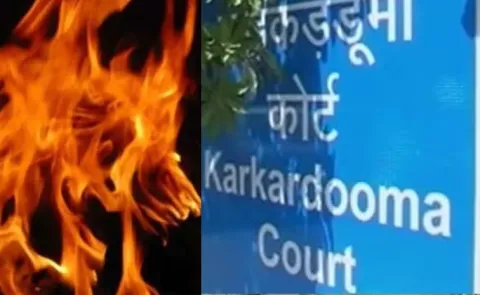 Blaze Erupts Inside Karkardooma Court Complex