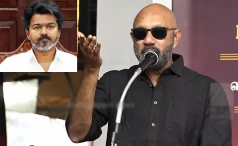 Sathya Raj Slams TVK Vijay And Cry For Mk Stalin Loss