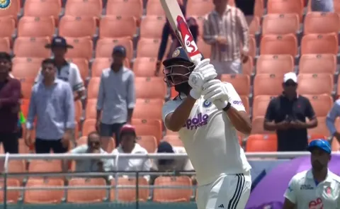 Siraj Smashed 22 with 183 Strike Rate In Test Match Against Afghanistan 
