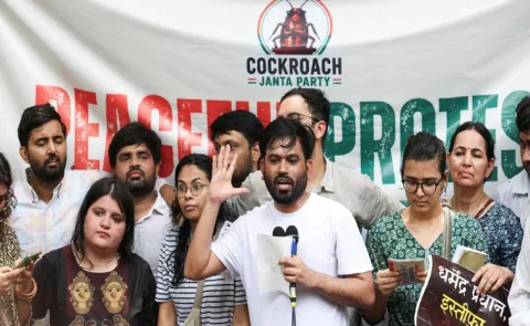 Cockroach Janta Party Abhijeet Dipke vows to continue protests