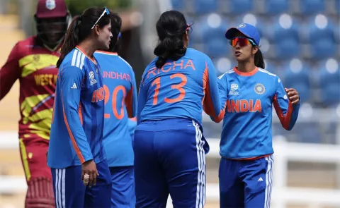 India beat west indies by 26 runs in Womens T20 World cup warm up match