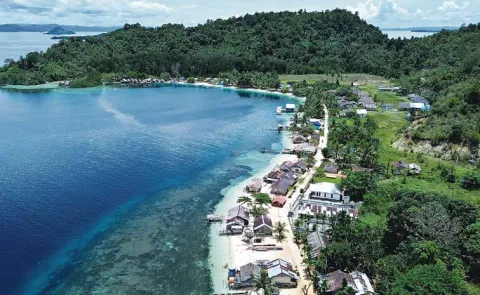Raja Ampat Located In The Southwest Papua Region Of Indonesia