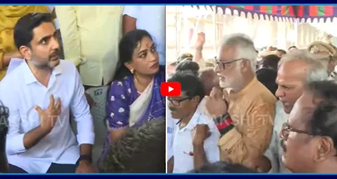 Big Shock To Nara Lokesh At Visakha Steel Plant  5