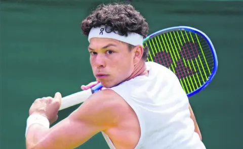 Fourth seed Shelton loses in first round of Wimbledon