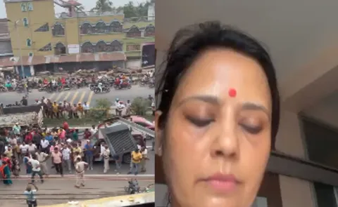 Egg attack on TMC MP Mahuva