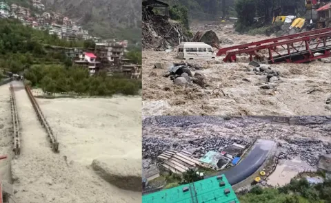 Monsoon Effect 10 dead And landslides in Uttarakhand rivers swell