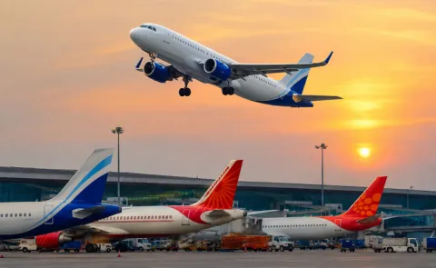 India Domestic Air Travel Surges in May IndiGo Leads Air India Gains Market Share