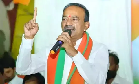 Etela Rajender's sensational comments