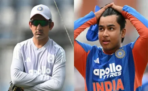 Vaibhav Sooryavanshi Schooled By Gautam Gambhir After 3rd Straight Failure In England