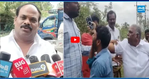 TDP MPP Kakarla Narayana Attack Journalists In Vadapalli 1